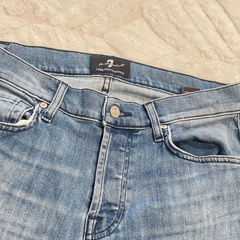 7 For All Mankind Men's Denim Jeans - Light Blue